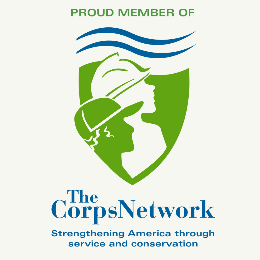 Proud Member of The Corps Network - Strengthening America through service and conservation