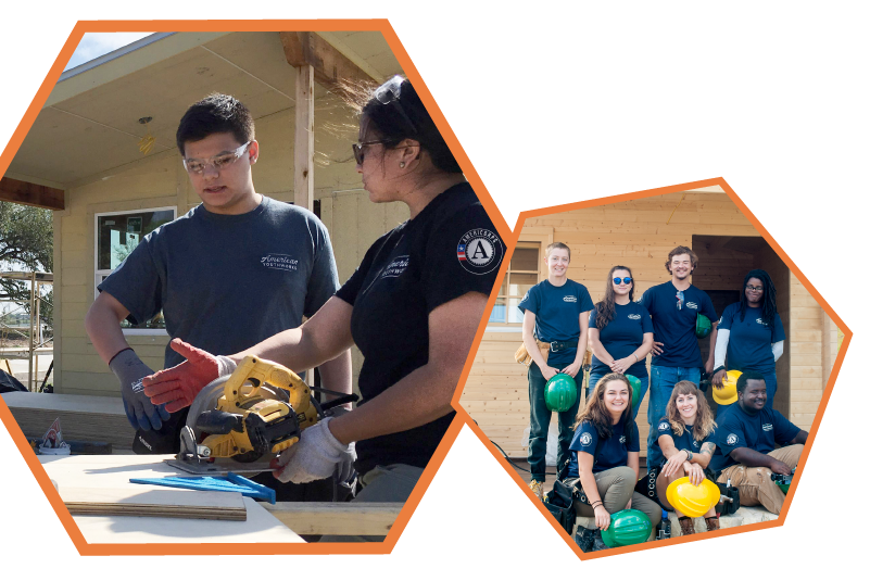 participants learning construction